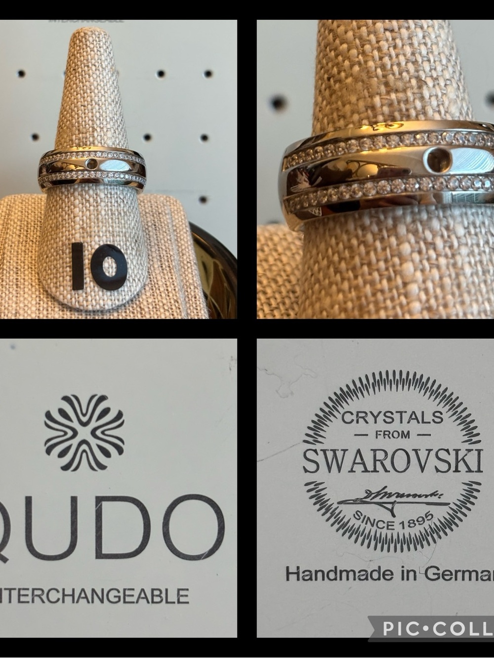 QUDO Interchangeable Ring Silver 10